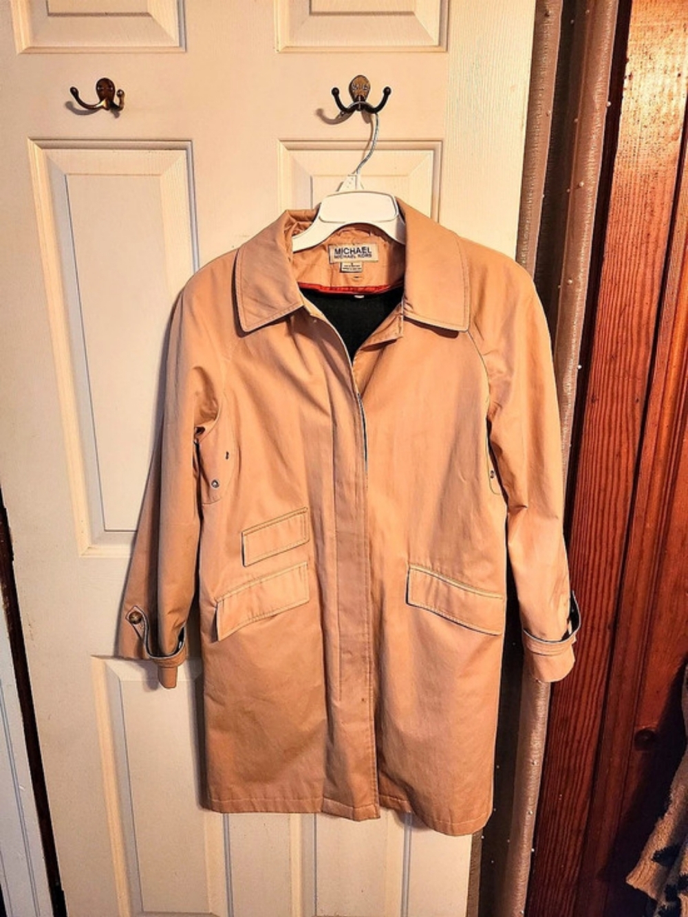 Michael Kors Trench Coat in Brown Size Small